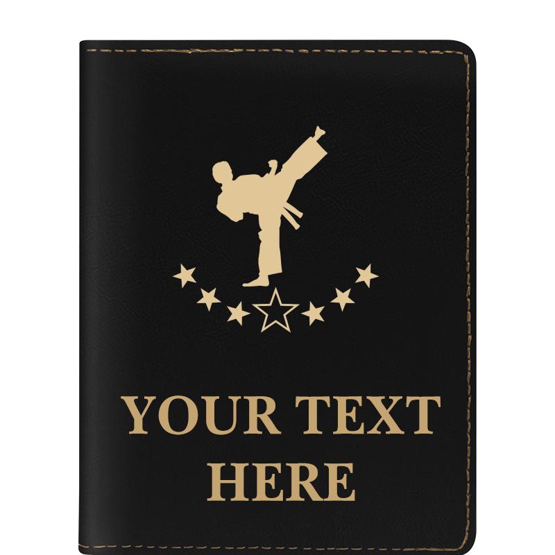 LEATHERETTE PASSPORT HOLDER