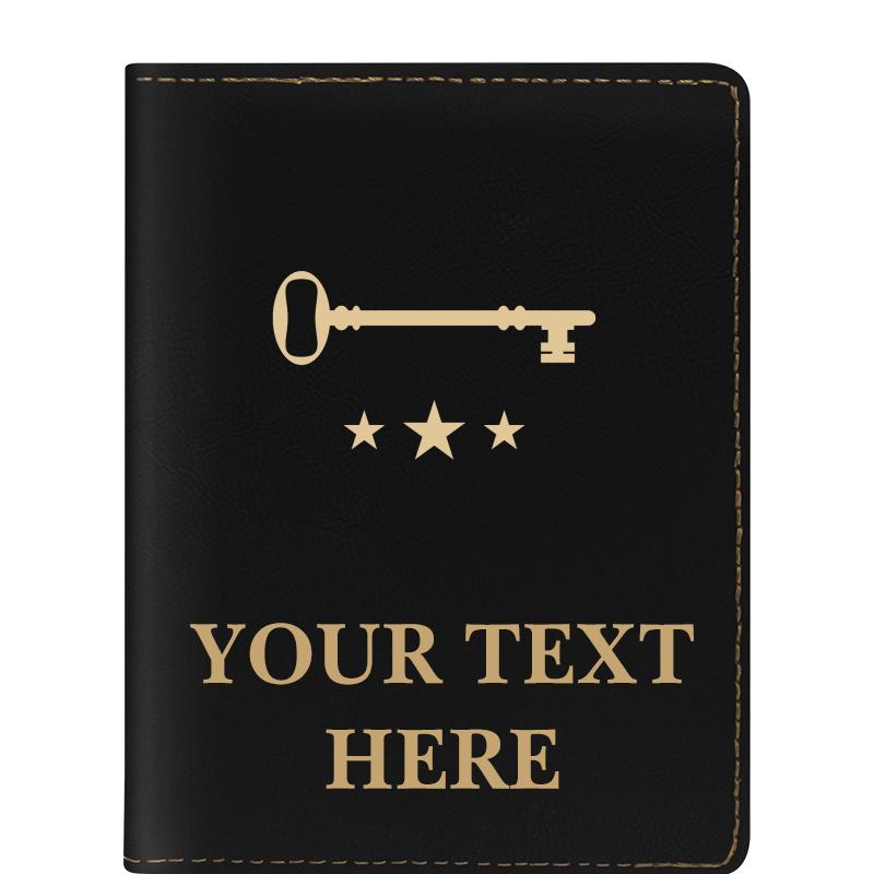LEATHERETTE PASSPORT HOLDER