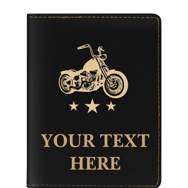 LEATHERETTE PASSPORT HOLDER