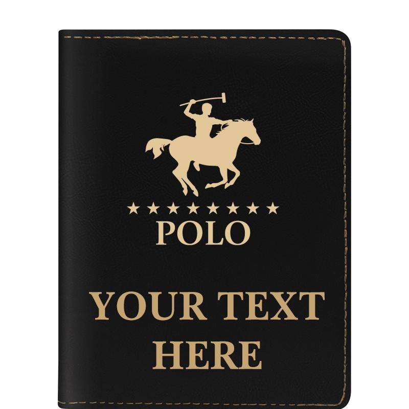 LEATHERETTE PASSPORT HOLDER