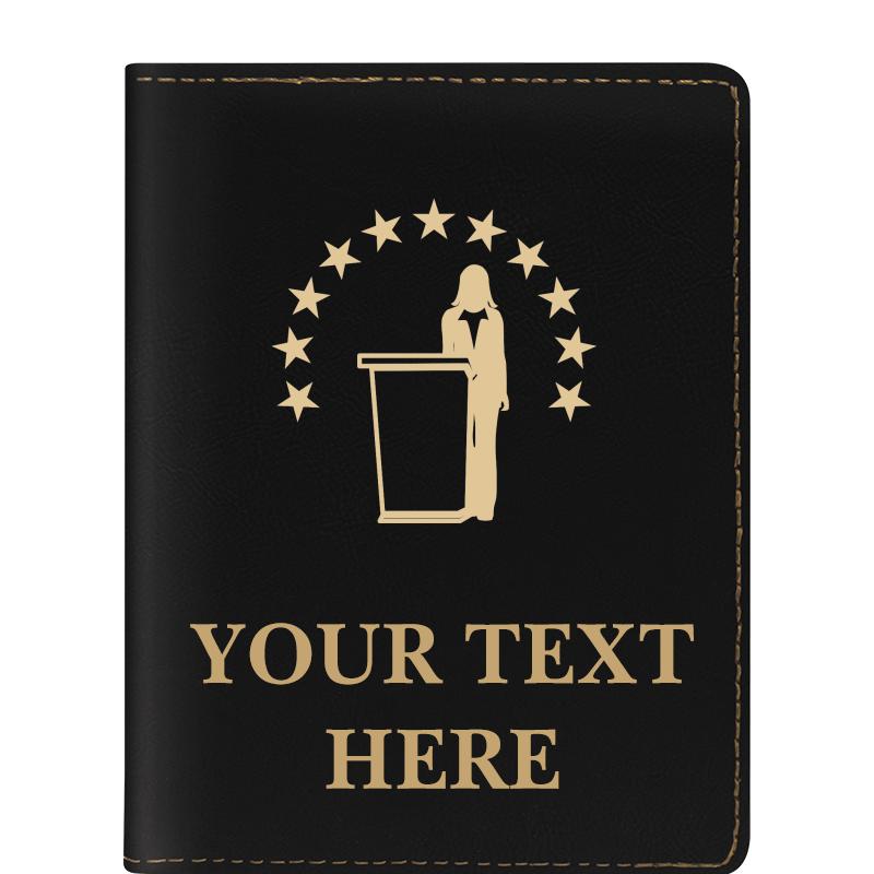 LEATHERETTE PASSPORT HOLDER