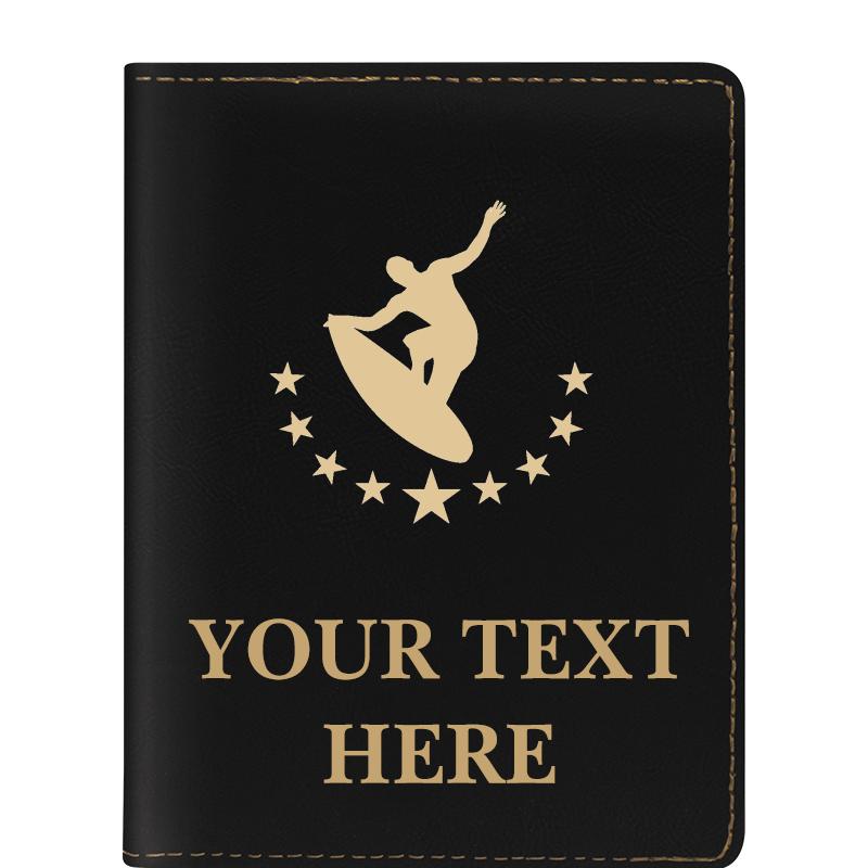 LEATHERETTE PASSPORT HOLDER