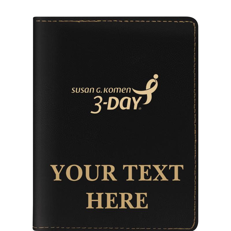 LEATHERETTE PASSPORT HOLDER