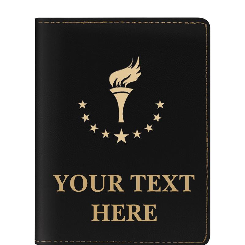 LEATHERETTE PASSPORT HOLDER
