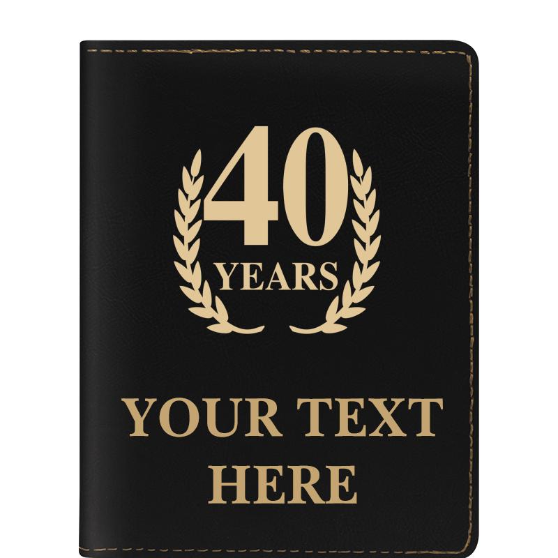 LEATHERETTE PASSPORT HOLDER