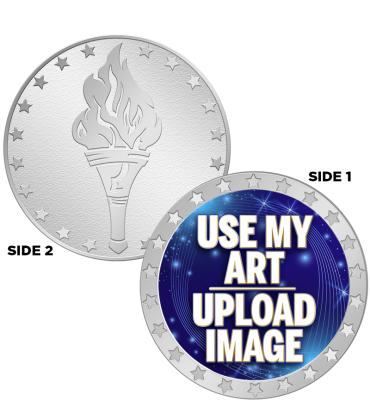 Custom Torch Silver Insert Coins