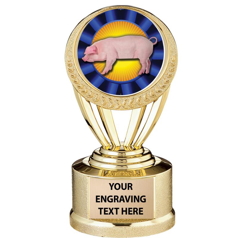 5" ALLIANCE AWARD-WREATH