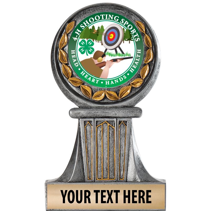 5.5" GRECIAN WREATH RESIN