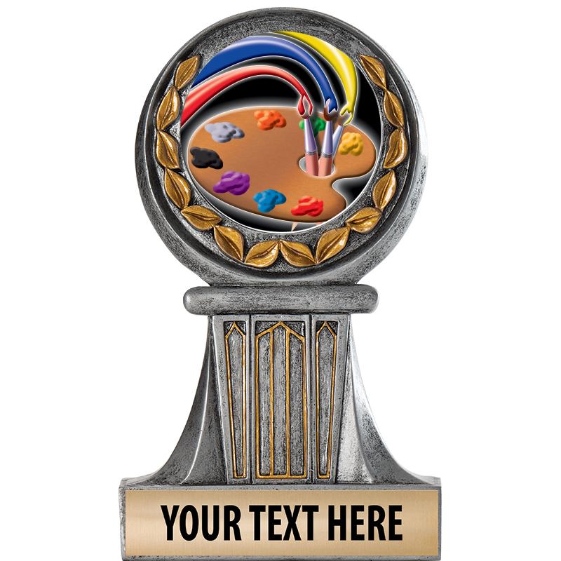 5.5" GRECIAN WREATH RESIN