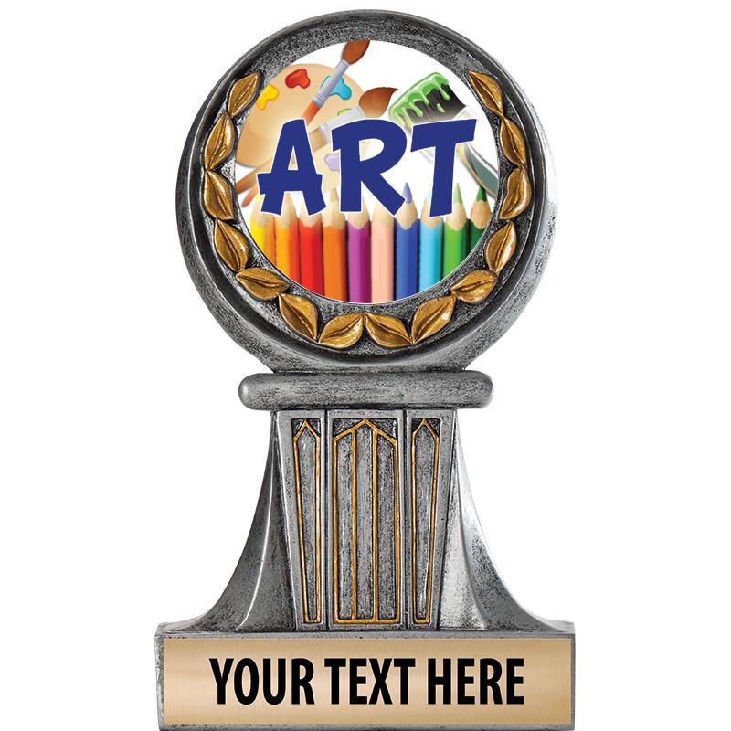 5.5" GRECIAN WREATH RESIN