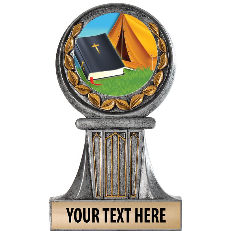 5.5" GRECIAN WREATH RESIN