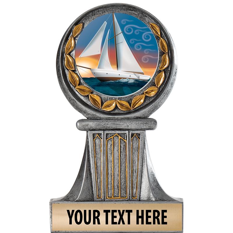 5.5" GRECIAN WREATH RESIN