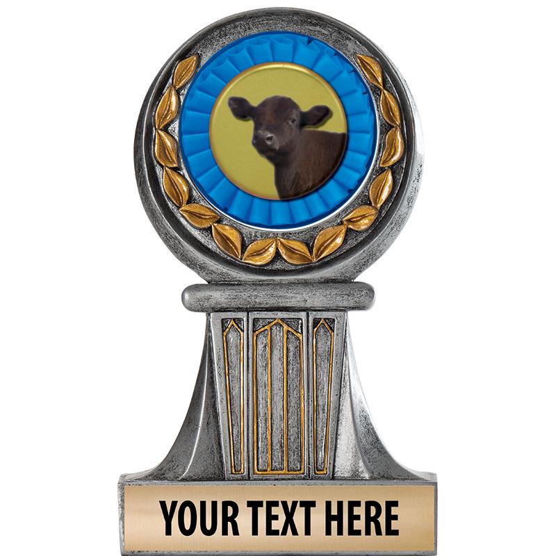 5.5" GRECIAN WREATH RESIN