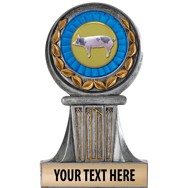 5.5" GRECIAN WREATH RESIN