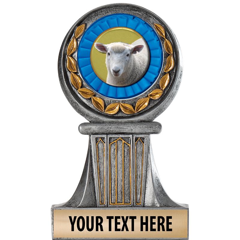 5.5" GRECIAN WREATH RESIN