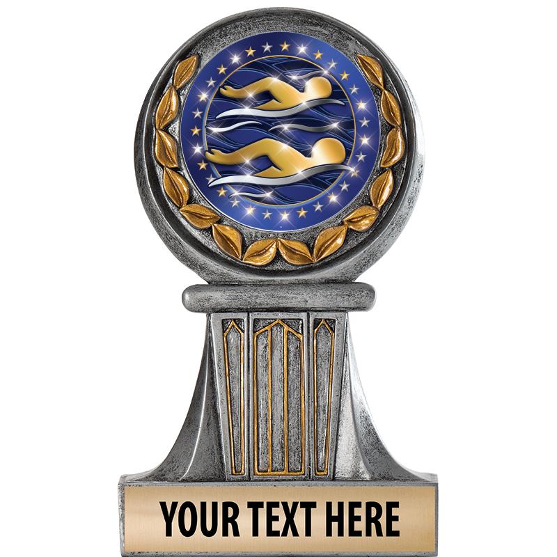 5.5" GRECIAN WREATH RESIN