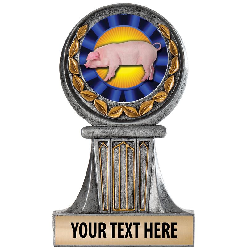 5.5" GRECIAN WREATH RESIN