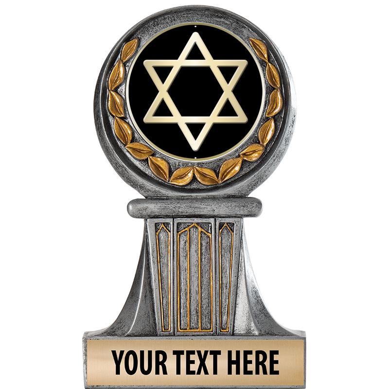 5.5" GRECIAN WREATH RESIN