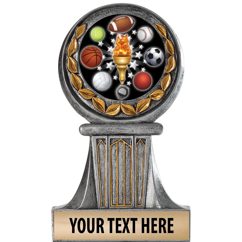 5.5" GRECIAN WREATH RESIN