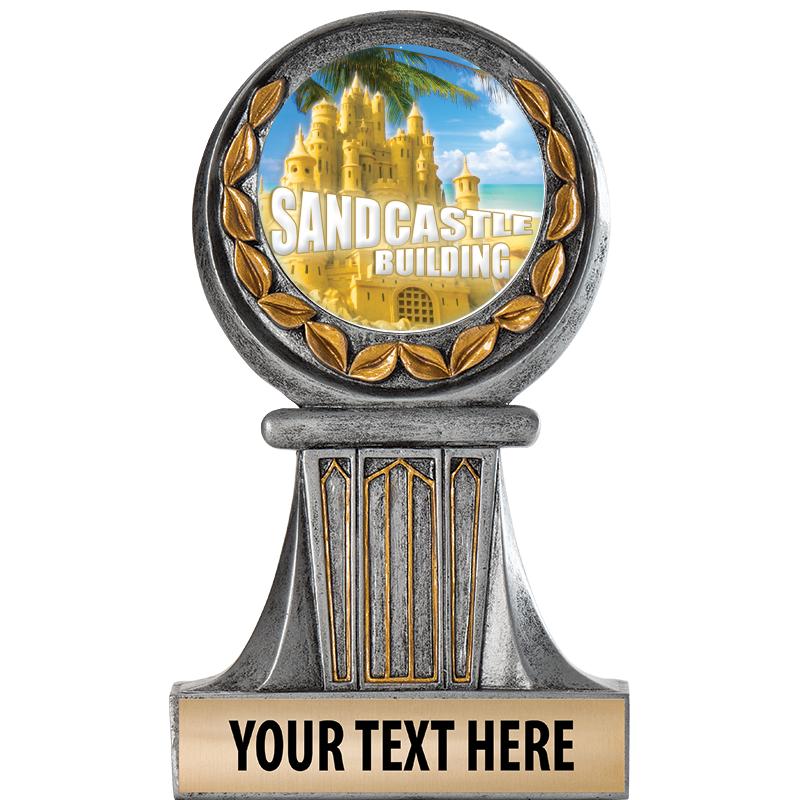 5.5" GRECIAN WREATH RESIN