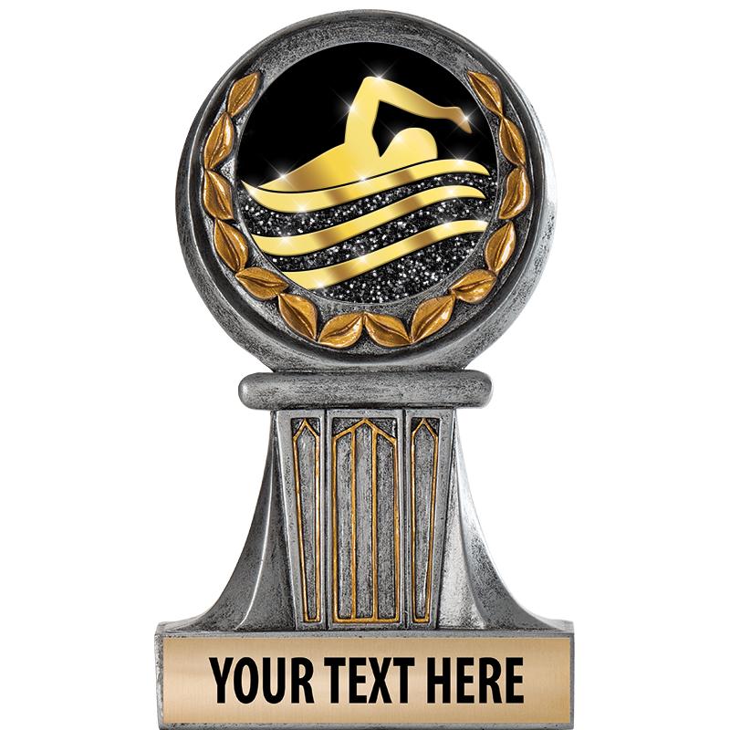 5.5" GRECIAN WREATH RESIN