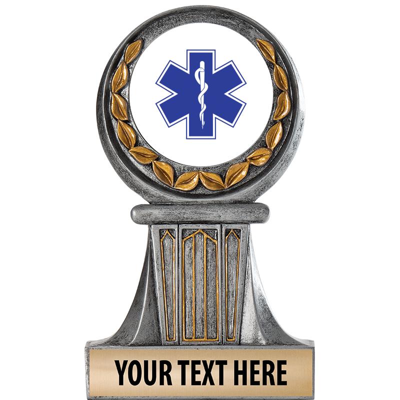 5.5" GRECIAN WREATH RESIN