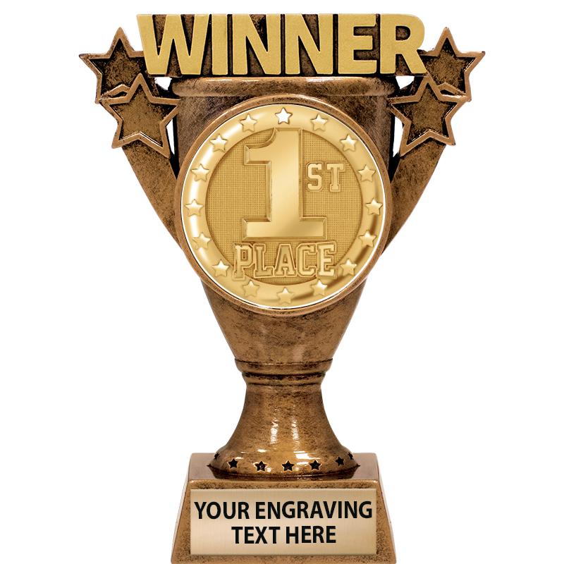 5.5" WINNER INSERT SCULPTURE