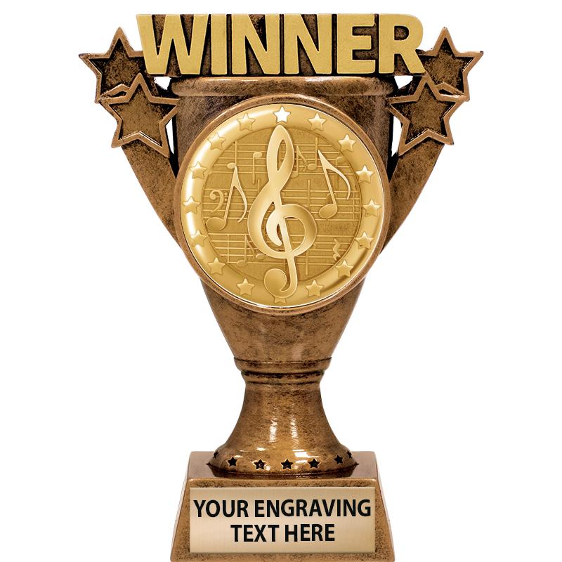 5.5" WINNER INSERT SCULPTURE