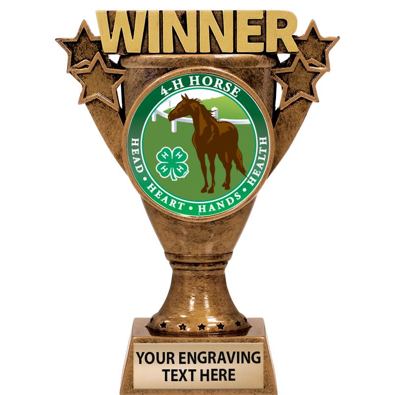 5.5" WINNER INSERT SCULPTURE