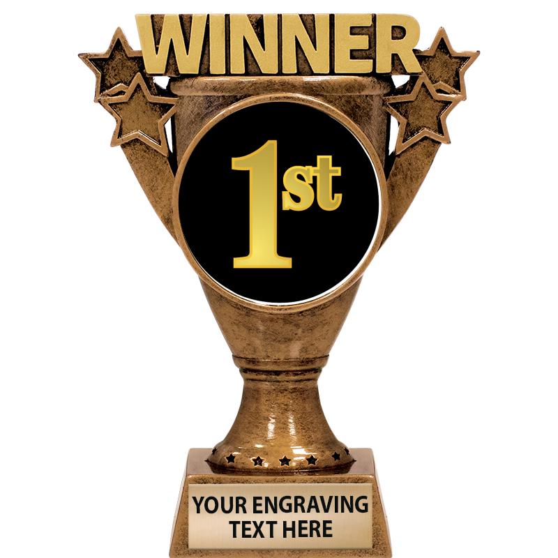 5.5" WINNER INSERT SCULPTURE