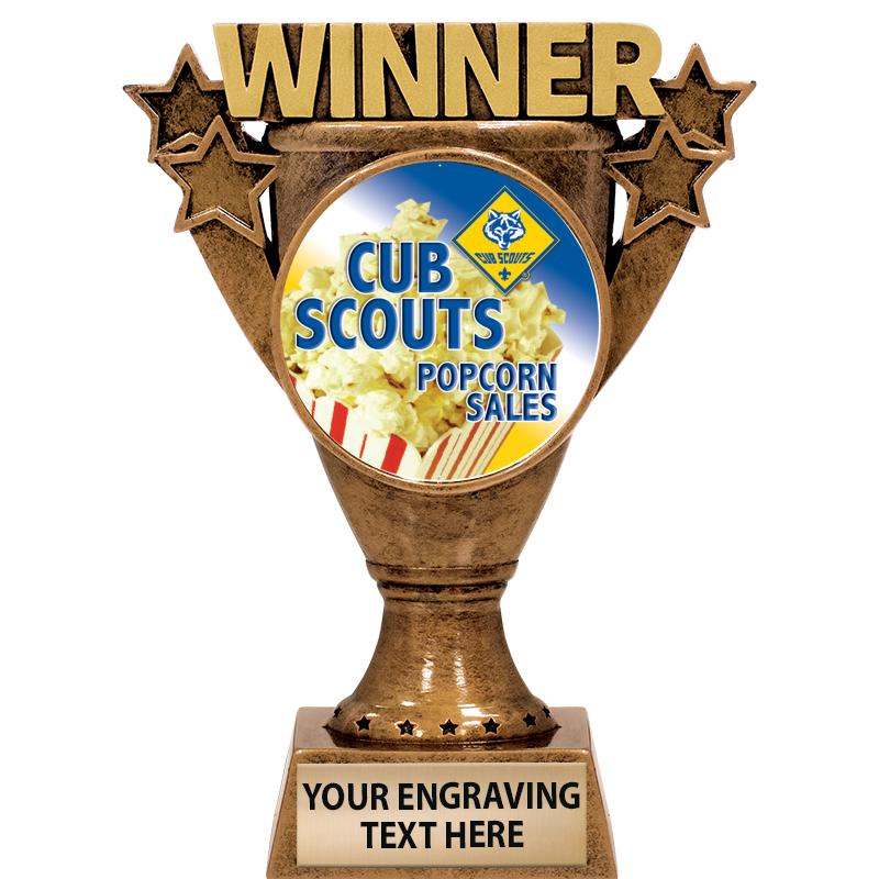 5.5" WINNER INSERT SCULPTURE