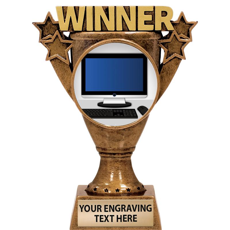 5.5" WINNER INSERT SCULPTURE