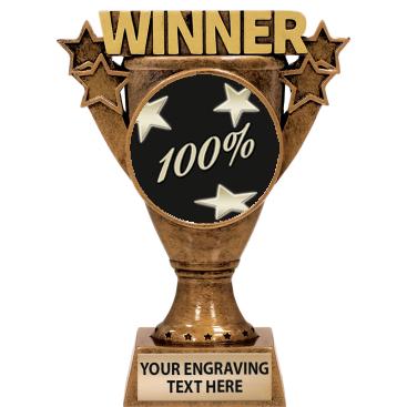 5.5" WINNER INSERT SCULPTURE