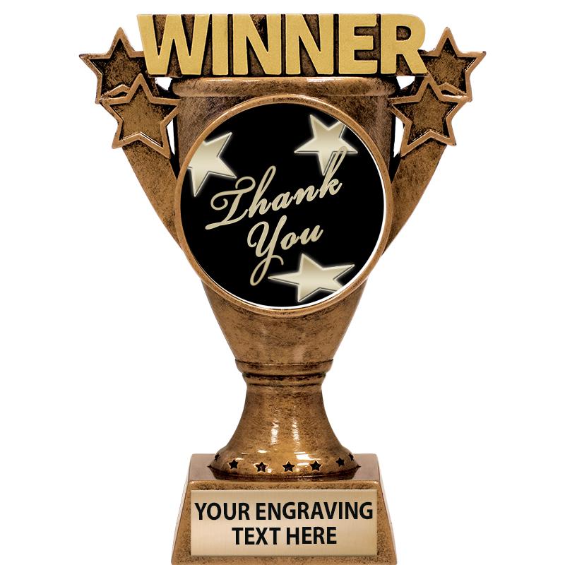 5.5" WINNER INSERT SCULPTURE