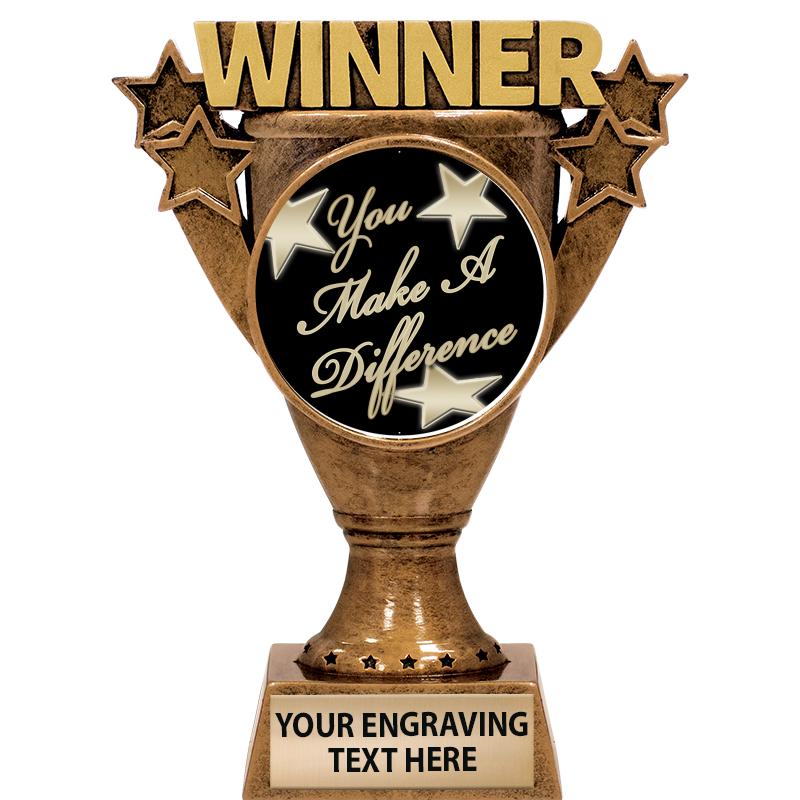 5.5" WINNER INSERT SCULPTURE