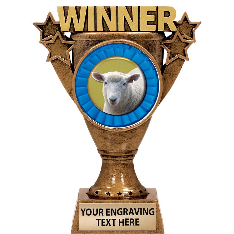 5.5" WINNER INSERT SCULPTURE