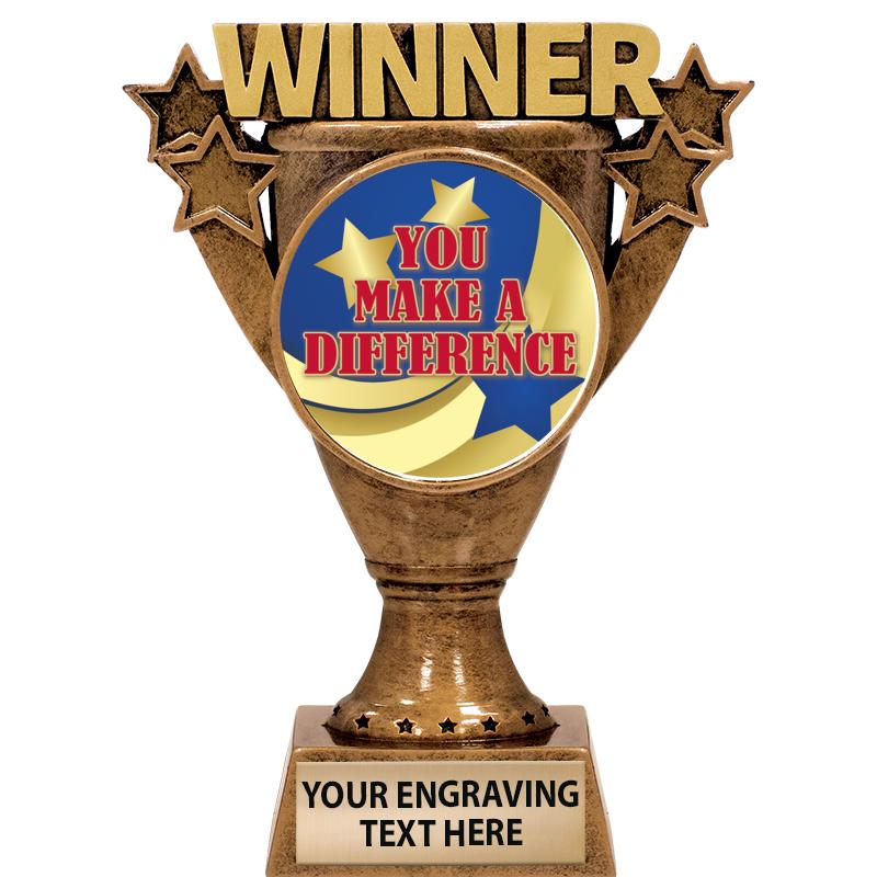 5.5" WINNER INSERT SCULPTURE