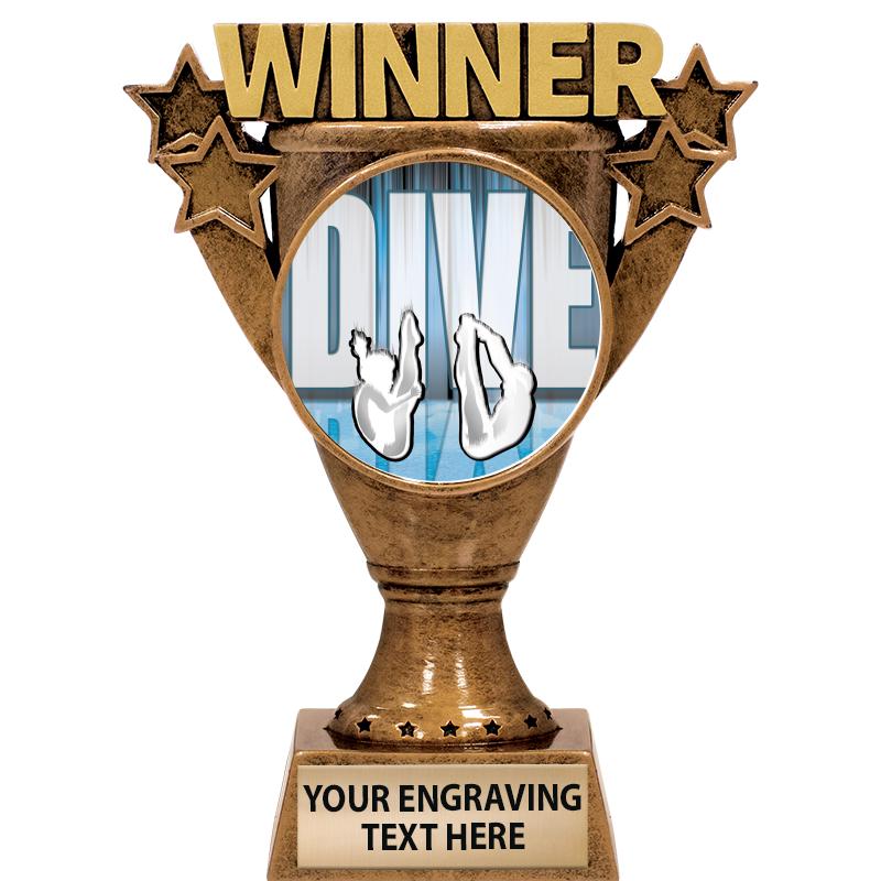 5.5" WINNER INSERT SCULPTURE