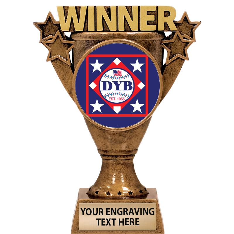 5.5" WINNER INSERT SCULPTURE