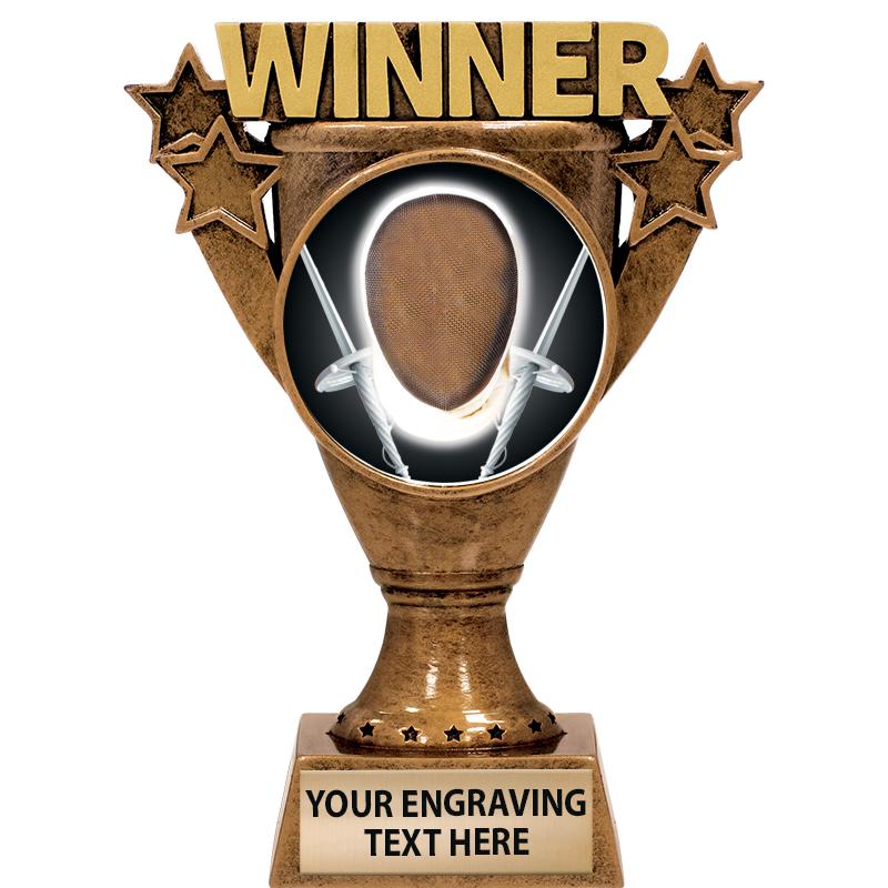 5.5" WINNER INSERT SCULPTURE