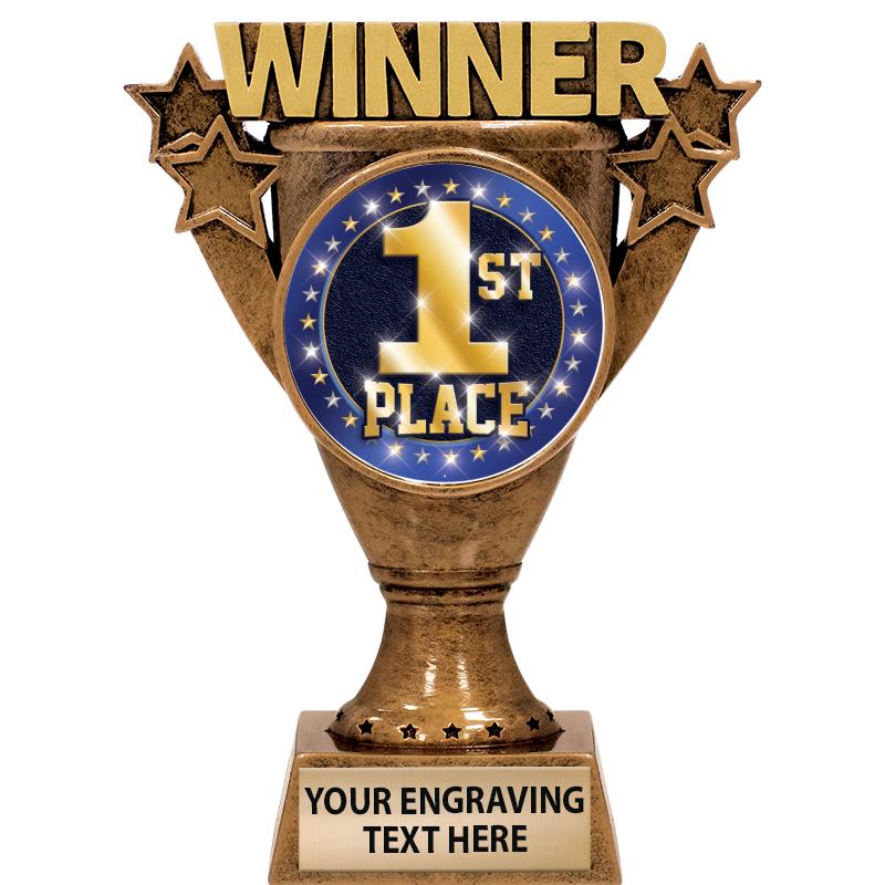 5.5" WINNER INSERT SCULPTURE