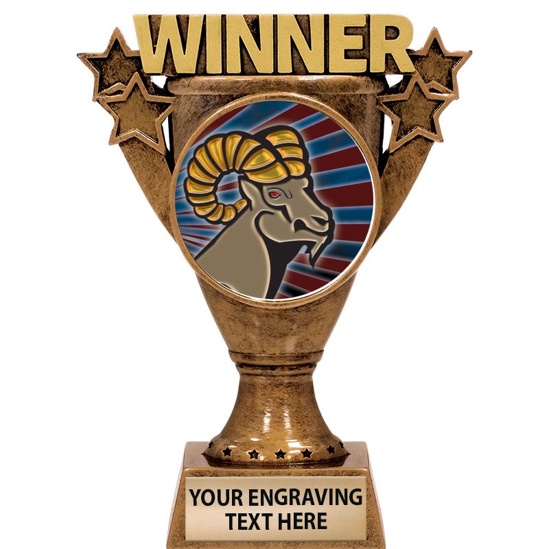 5.5" WINNER INSERT SCULPTURE