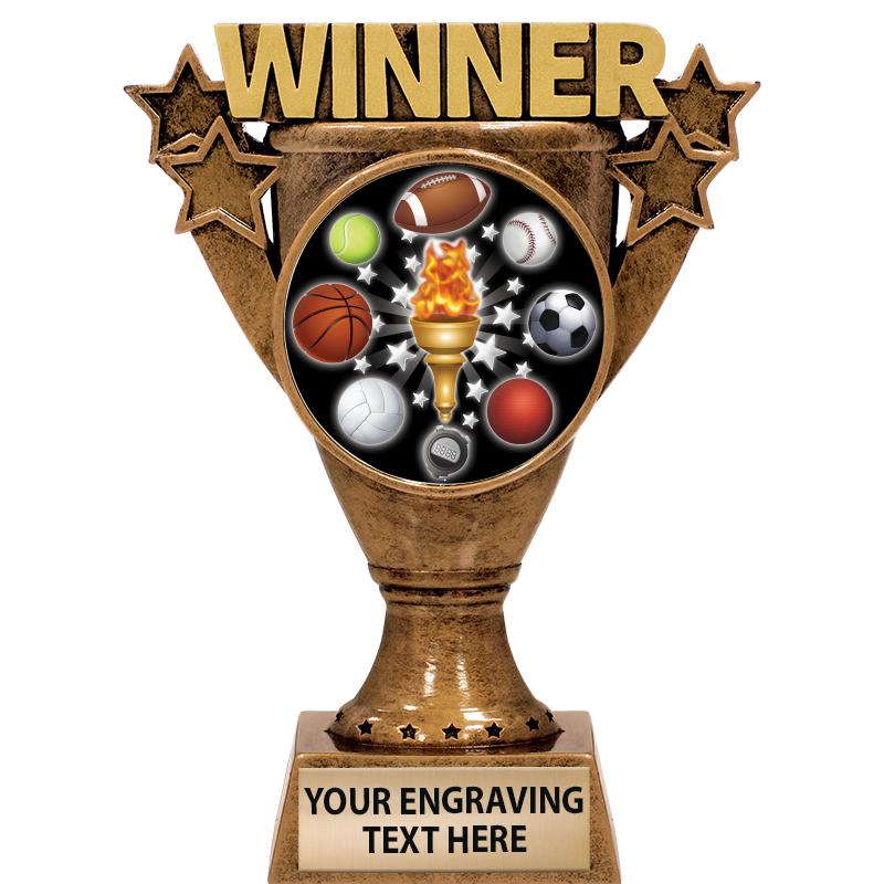 5.5" WINNER INSERT SCULPTURE