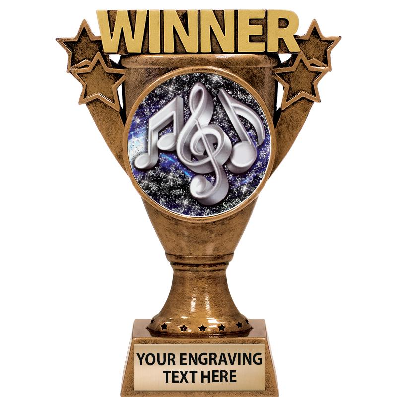 5.5" WINNER INSERT SCULPTURE