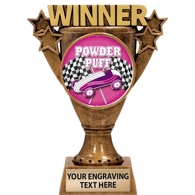 Powder puff trophy new arrivals