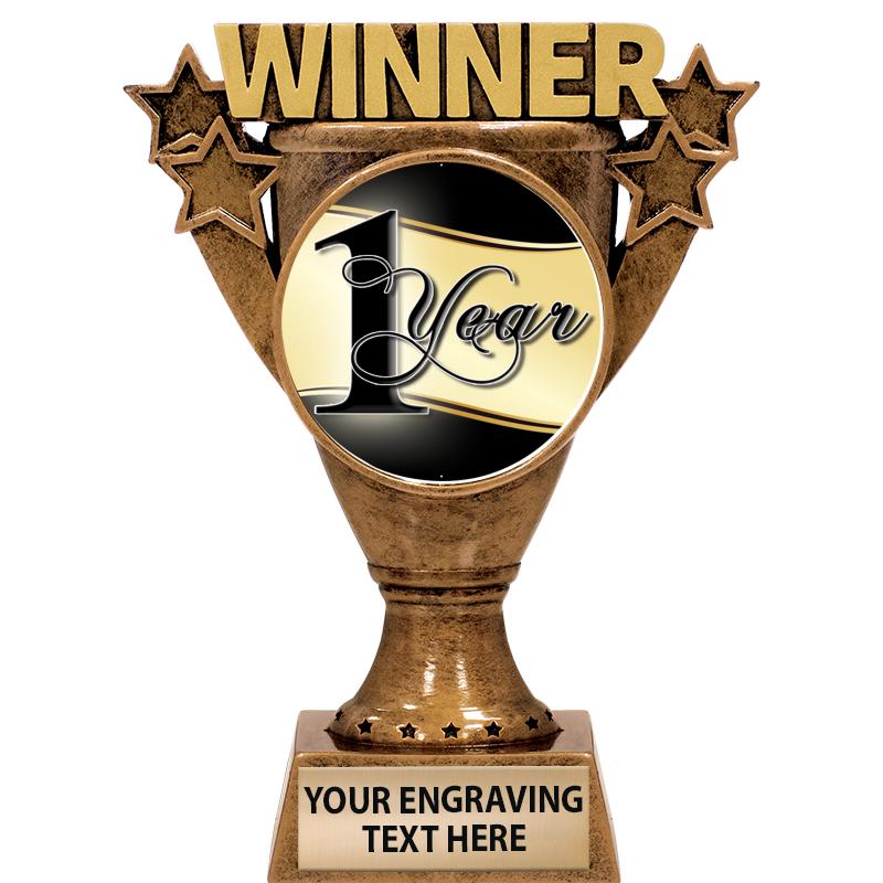 5.5" WINNER INSERT SCULPTURE