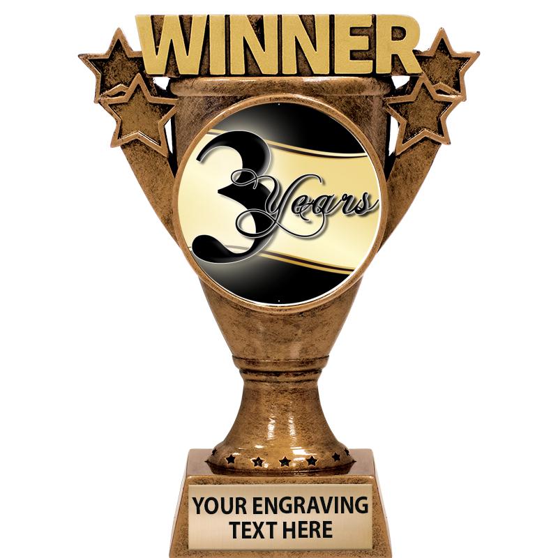 5.5" WINNER INSERT SCULPTURE