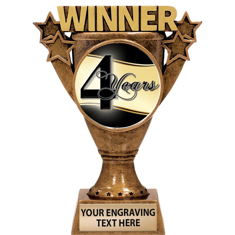 5.5" WINNER INSERT SCULPTURE