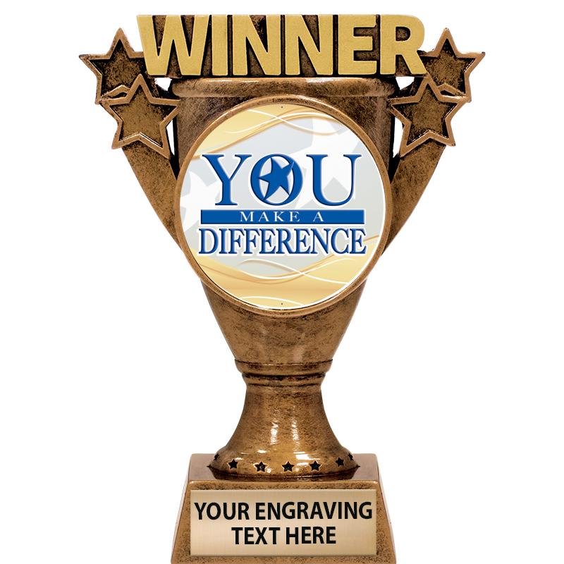 5.5" WINNER INSERT SCULPTURE