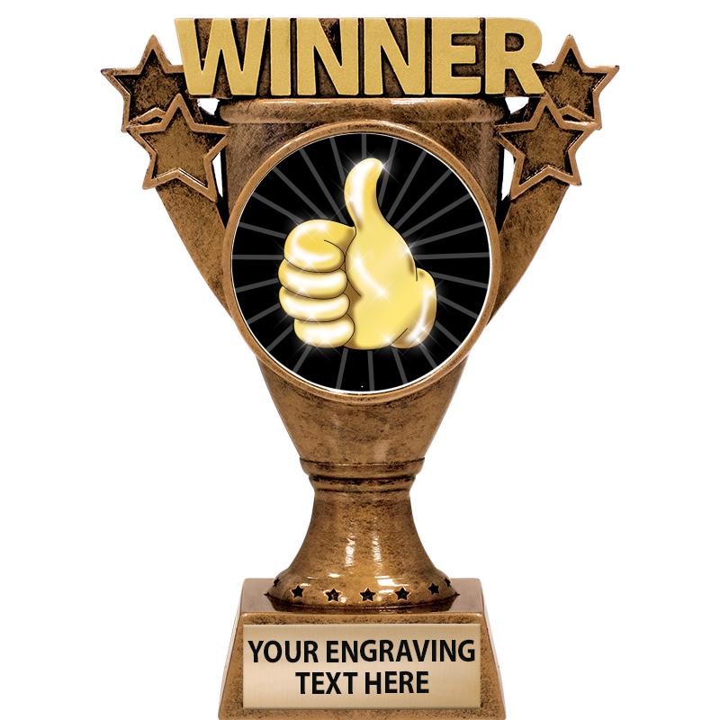 5.5" WINNER INSERT SCULPTURE